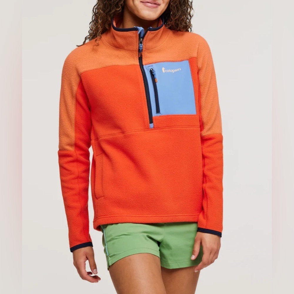 Cotopaxi Abrazo Half Zip Fleece Sweatshirt Women L Lightweight Nectar Canyon - Picture 14 of 15
